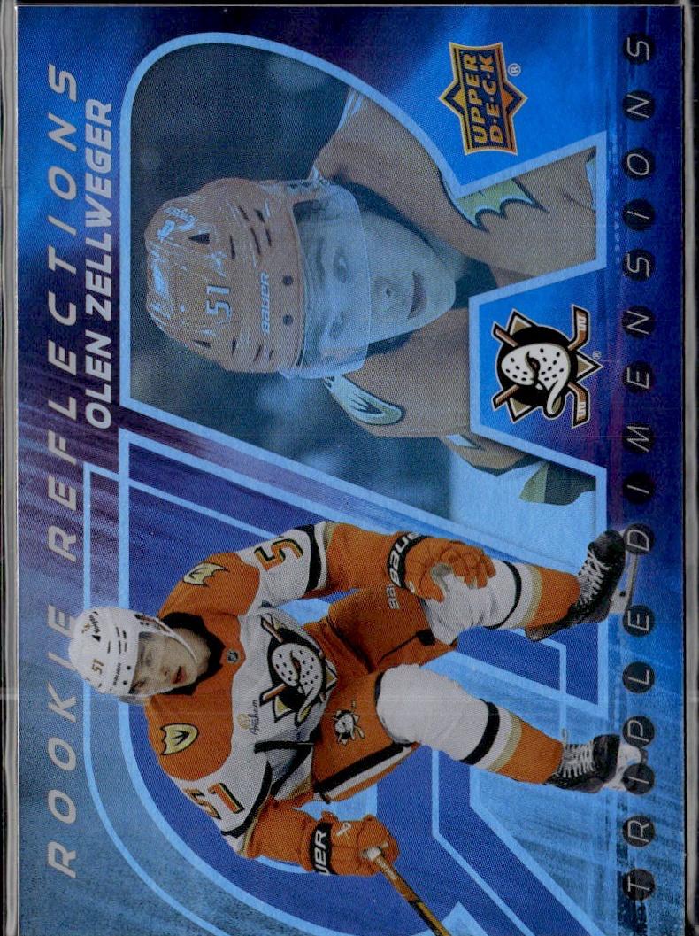 2024-25 Upper Deck Extended Series Hockey Rookie Reflections #RR-25 Anaheim Ducks (Olen Zellweger)