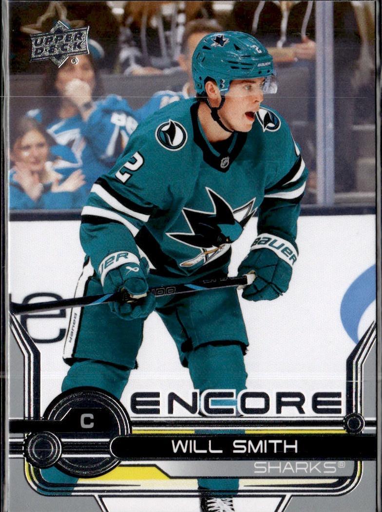 2024-25 Upper Deck Extended Series Hockey Encore #E-1 San Jose Sharks (Will Smith)