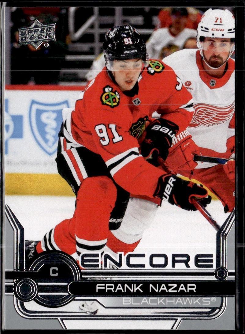 2024-25 Upper Deck Extended Series Hockey Encore #E-29 Chicago Blackhawks (Frank Nazar)