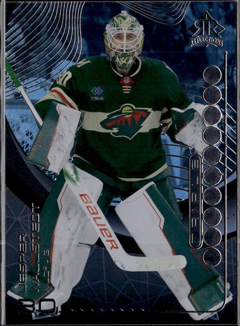2024-25 Upper Deck Extended Series Hockey Triple Dimensions Reflections #TDR-3 Minnesota Wild (Jesper Wallstedt)