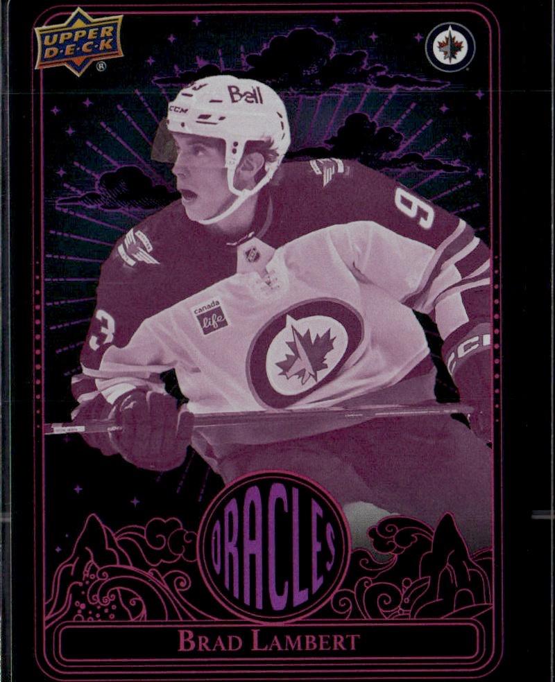 2024-25 Upper Deck Extended Series Hockey Oracles #O-54 Winnipeg Jets (Brad Lambert)