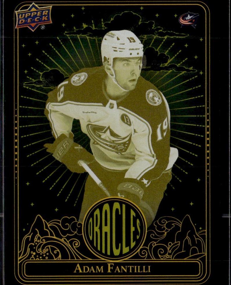 2024-25 Upper Deck Extended Series Hockey Oracles #O-1 Columbus Blue Jackets (Adam Fantilli)