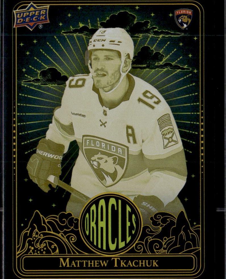 2024-25 Upper Deck Extended Series Hockey Oracles #O-19 Florida Panthers (Matthew Tkachuk)