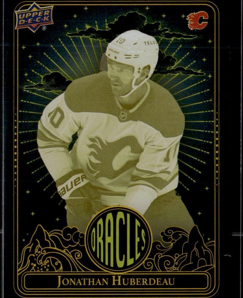 2024-25 Upper Deck Extended Series Hockey Oracles #O-11 Calgary Flames (Jonathan Huberdeau)