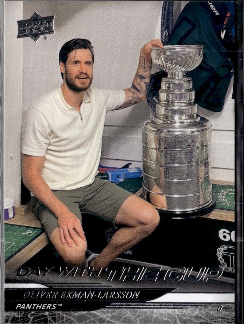 2024-25 Upper Deck Extended Series Hockey Day With The Cup #DC-17 Florida Panthers (Oliver Ekman-Larsson)