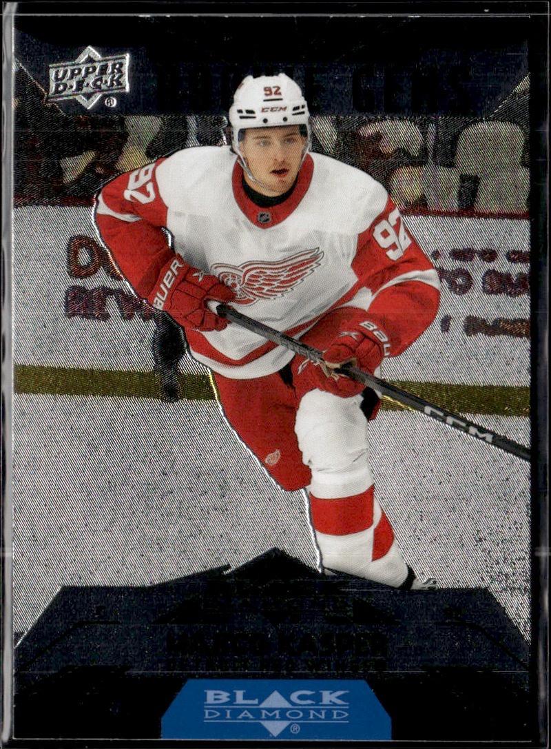 2023-24 Upper Deck Extended Series Hockey 2007-08 Black Diamond Retros #BD-12 Detroit Red Wings (Marco Kasper)