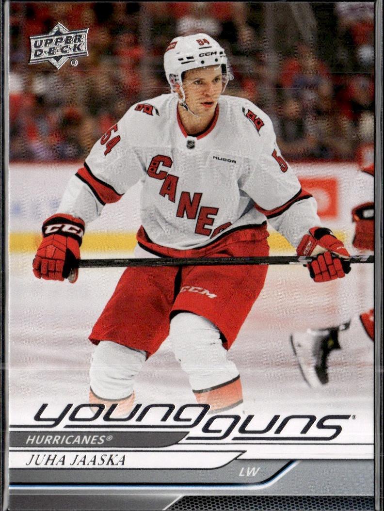 2024-25 Upper Deck Extended Series Hockey Base Young Guns #718 Carolina Hurricanes (Juha Jaaska)