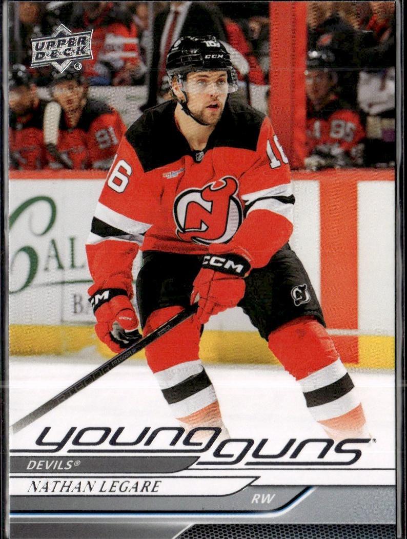 2024-25 Upper Deck Extended Series Hockey Base Young Guns #717 New Jersey Devils (Nathan Legare)