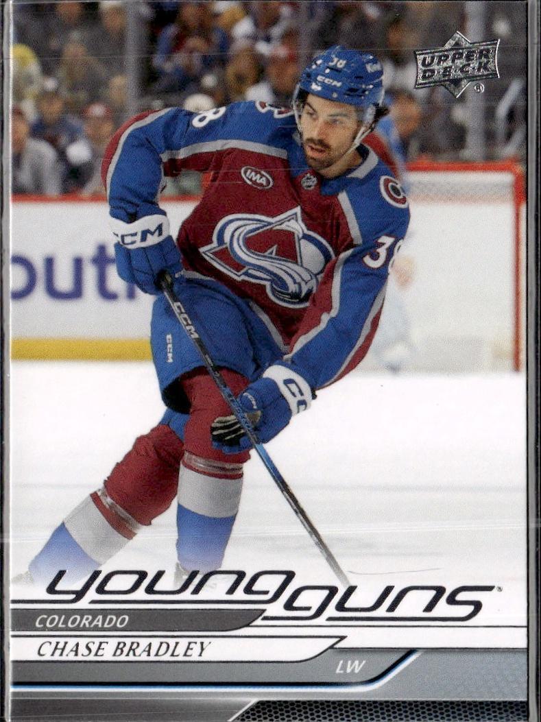 2024-25 Upper Deck Extended Series Hockey Base Young Guns #712 Colorado Avalanche (Chase Bradley)