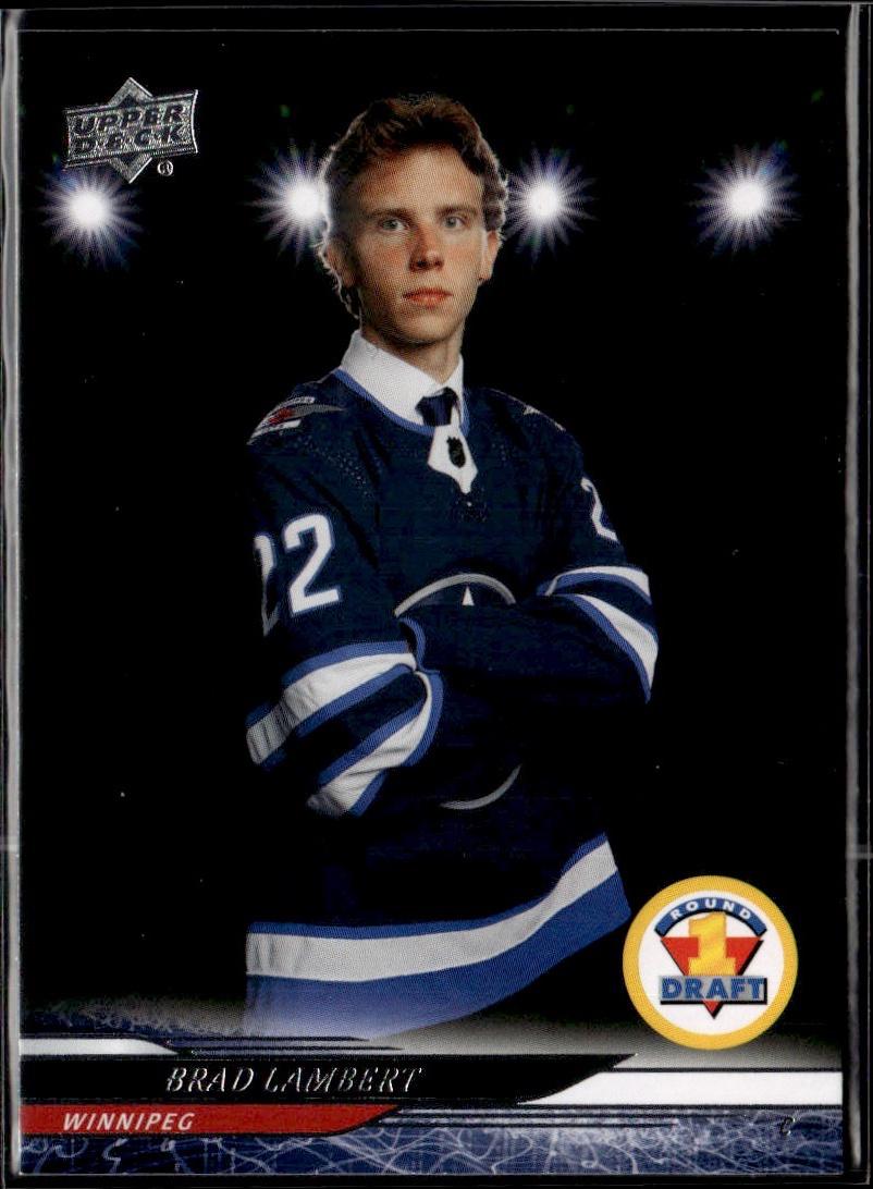 2024-25 Upper Deck Extended Series Hockey Base #738 Winnipeg Jets (Brad Lambert)