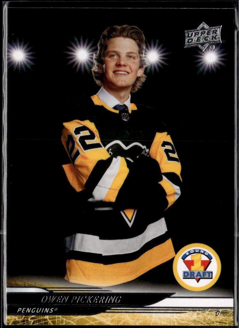 2024-25 Upper Deck Extended Series Hockey Base #732 Pittsburgh Penguins (Owen Pickering)