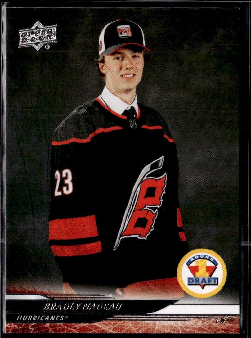 2024-25 Upper Deck Extended Series Hockey Base #737 Carolina Hurricanes (Bradly Nadeau)