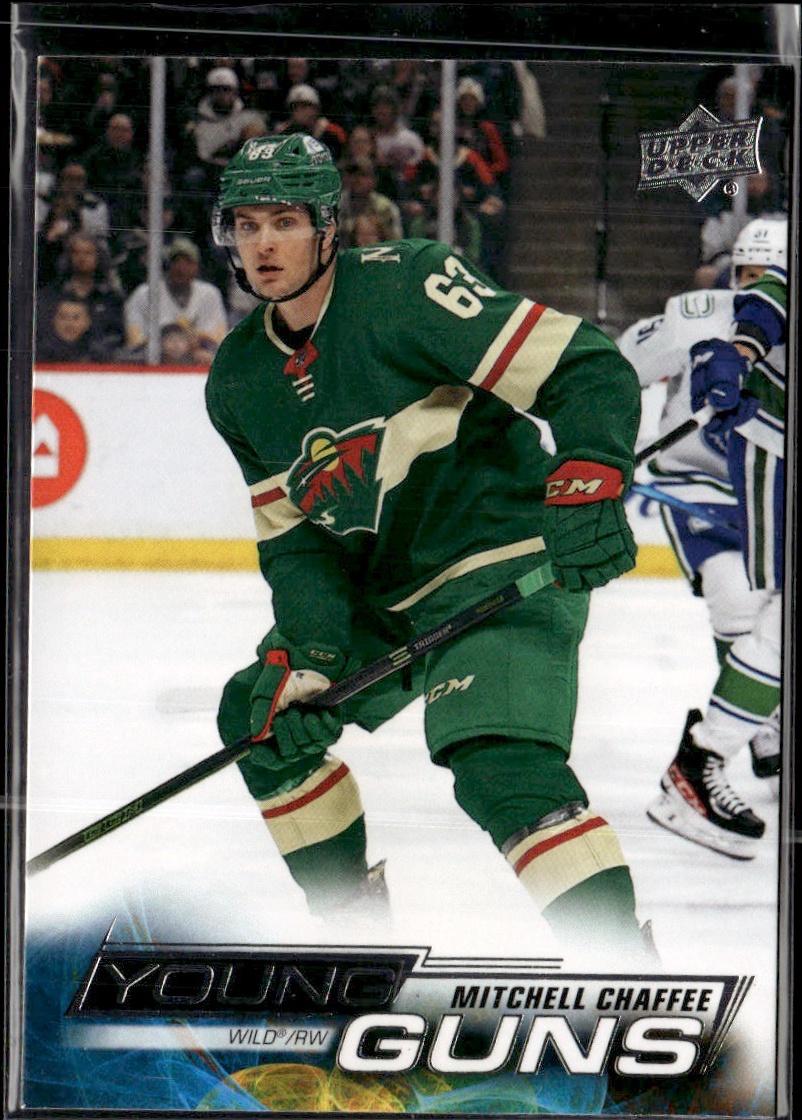 2022-23 Upper Deck Series 2 Hockey Base Young Guns #462 Minnesota Wild (Mitchell Chaffee)