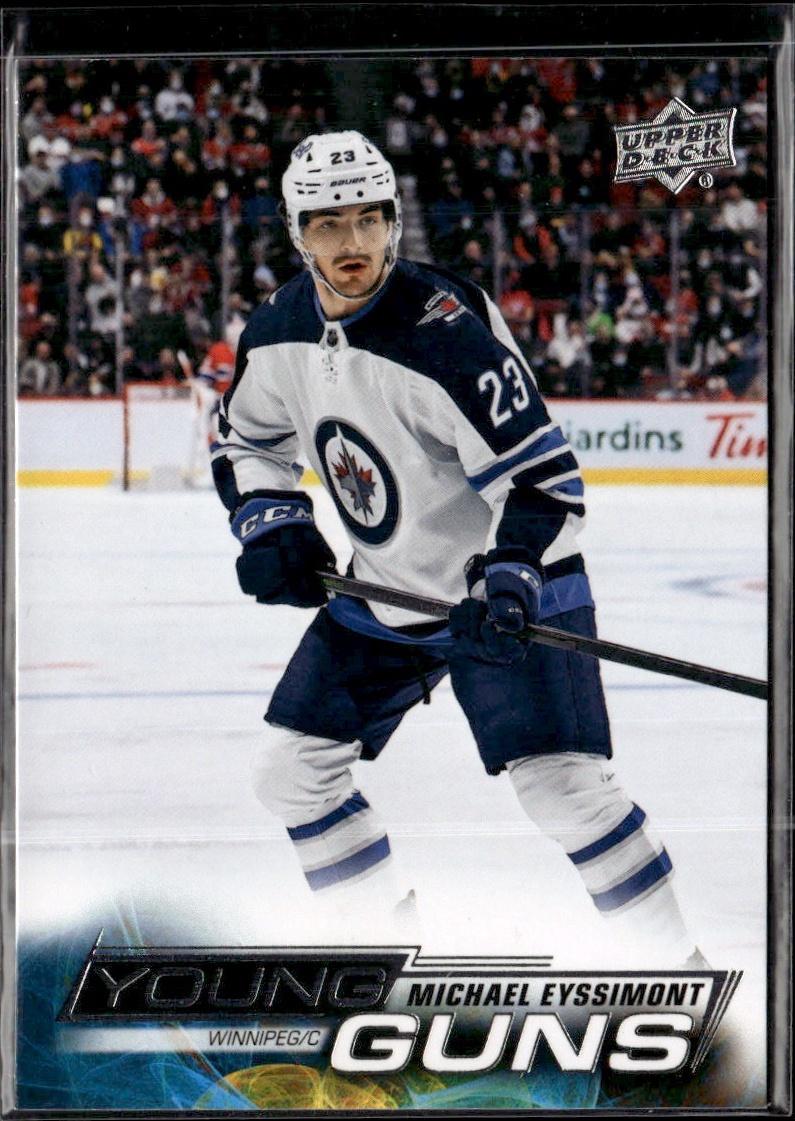 2022-23 Upper Deck Series 2 Hockey Base Young Guns #457 Winnipeg Jets (Michael Eyssimont)