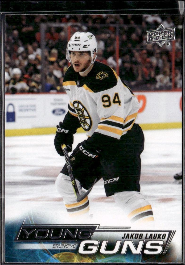 2022-23 Upper Deck Series 2 Hockey Base Young Guns #468 Boston Bruins (Jakub Lauko)