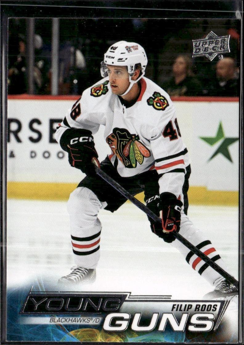 2022-23 Upper Deck Series 2 Hockey Base Young Guns #469 Chicago Blackhawks (Filip Roos)