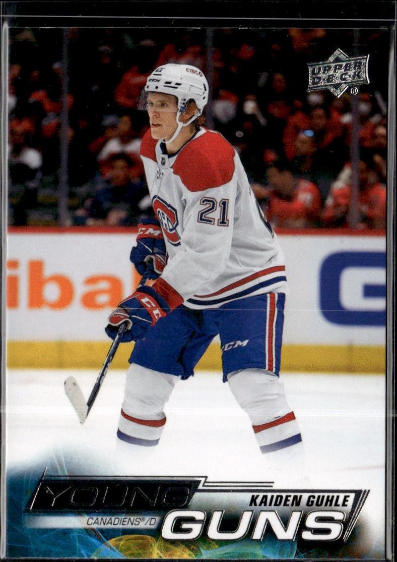 2022-23 Upper Deck Series 2 Hockey Base Young Guns #480 Montreal Canadiens (Kaiden Guhle)