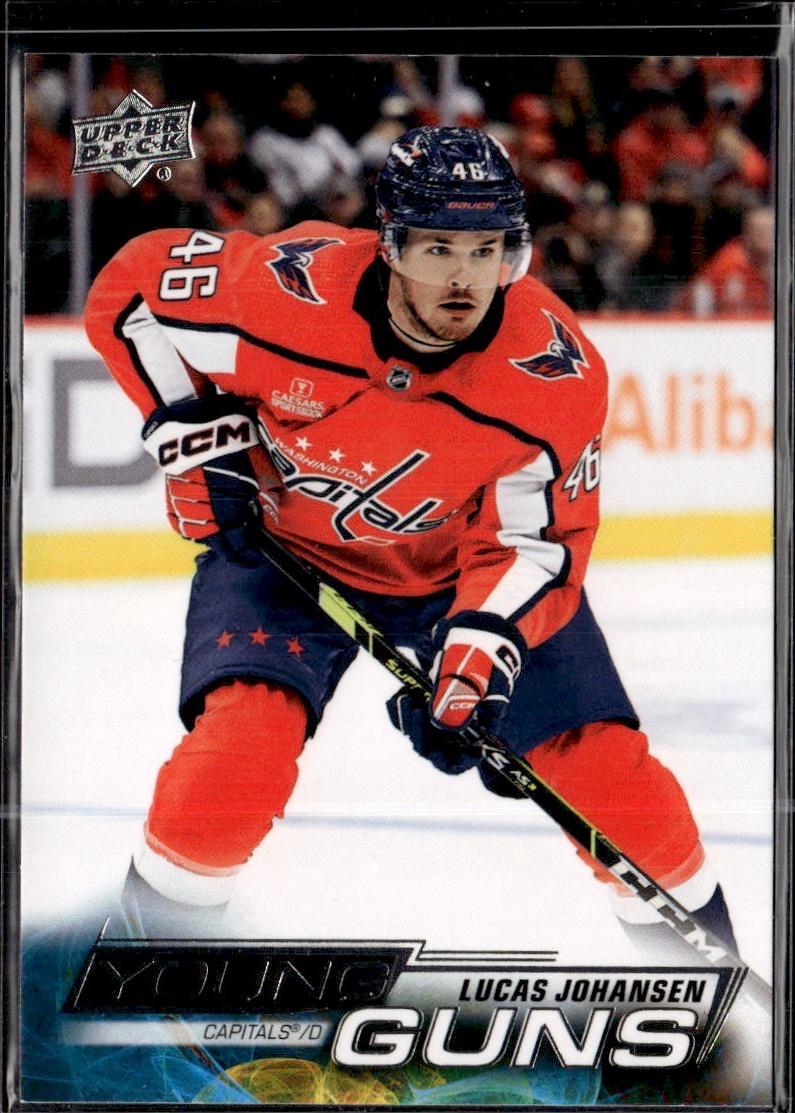 2022-23 Upper Deck Series 2 Hockey Base Young Guns #482 Washington Capitals (Lucas Johansen)