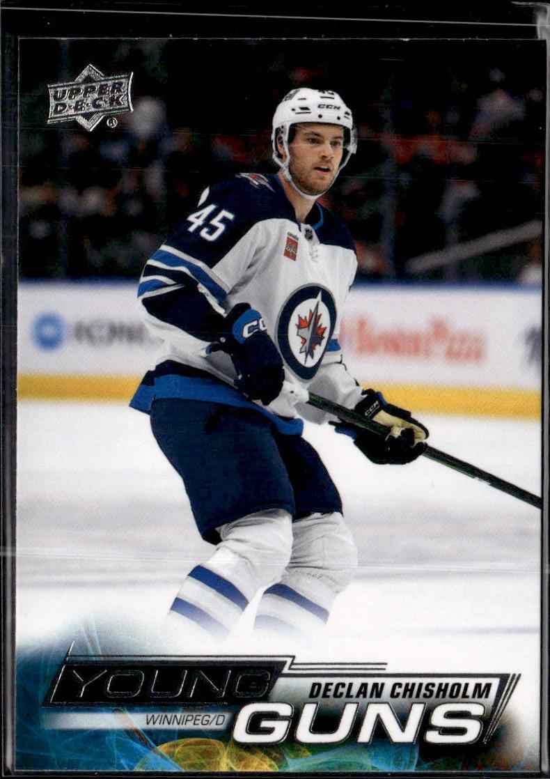 2022-23 Upper Deck Series 2 Hockey Base Young Guns #486 Winnipeg Jets (Declan Chisholm)