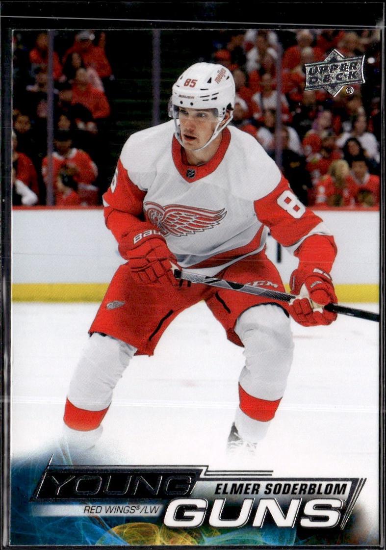 2022-23 Upper Deck Series 2 Hockey Base Young Guns #489 Detroit Red Wings (Elmer Soderblom)