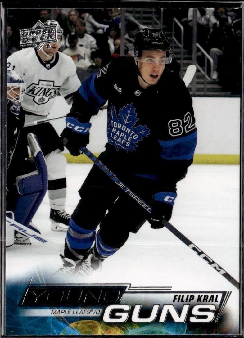 2022-23 Upper Deck Series 2 Hockey Base Young Guns #493 Toronto Maple Leafs (Filip Kral)