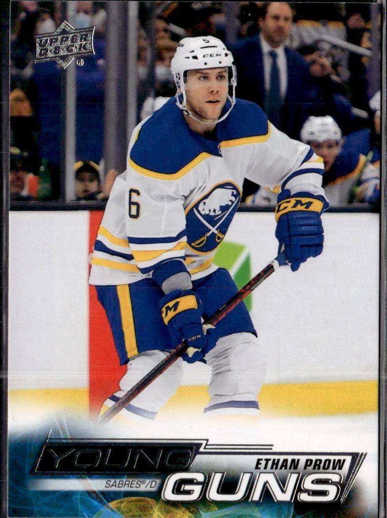 2022-23 Upper Deck Series 2 Hockey Base Young Guns #494 Buffalo Sabres (Ethan Prow)