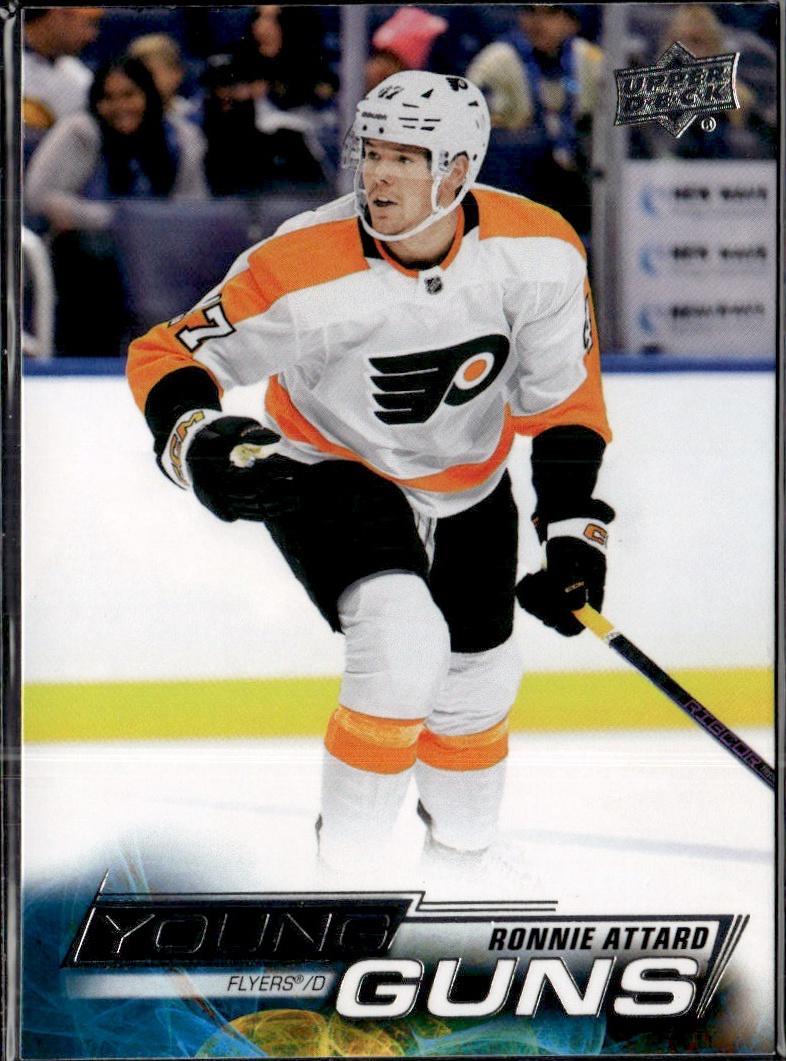 2022-23 Upper Deck Series 2 Hockey Base Young Guns #495 Philadelphia Flyers (Ronnie Attard)