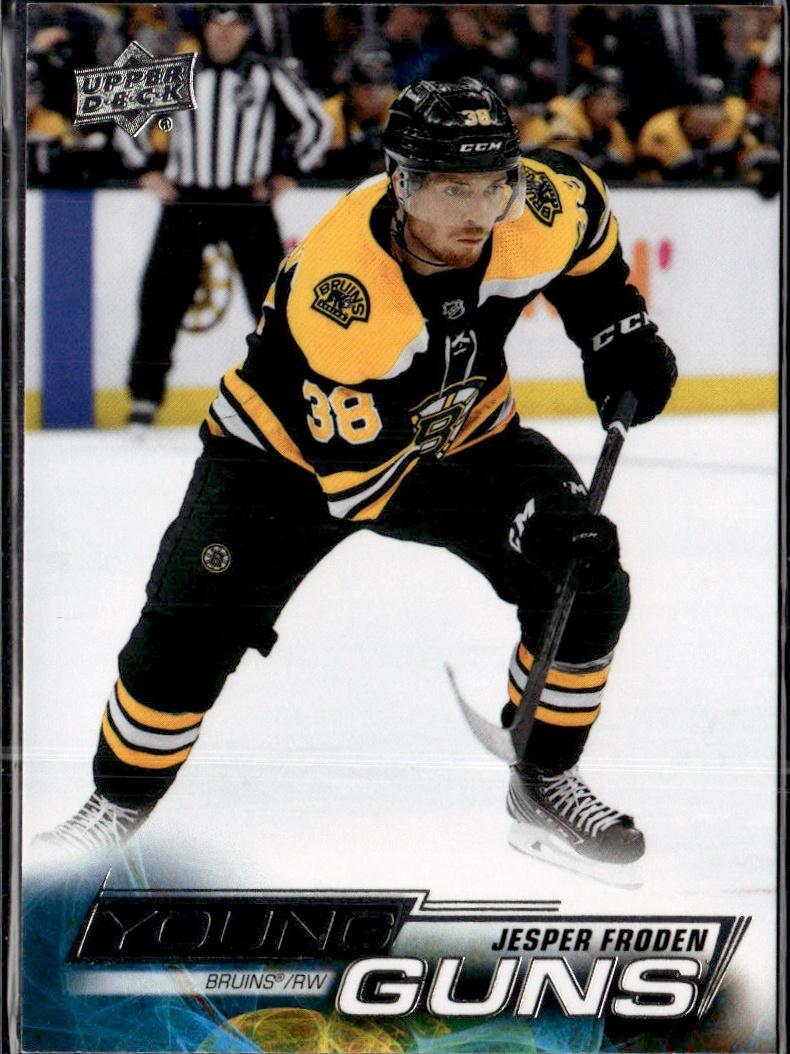 2022-23 Upper Deck Series 2 Hockey Base Young Guns #496 Boston Bruins (Jesper Froden)