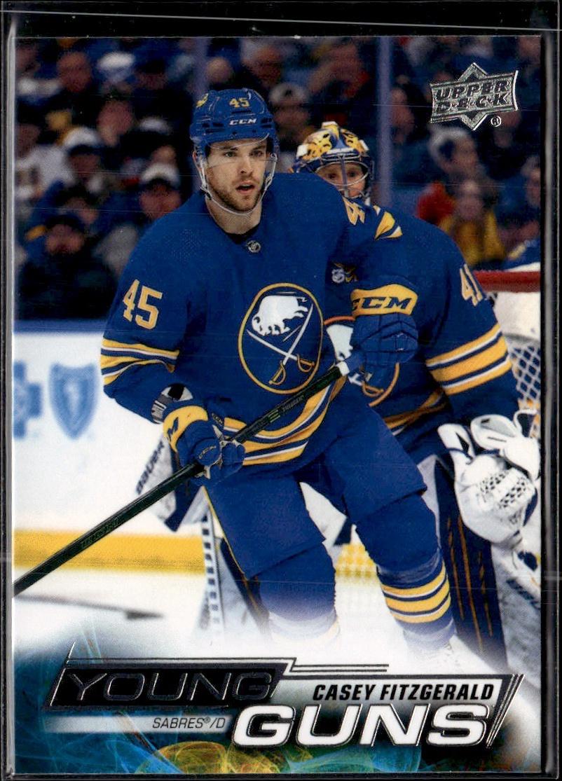2022-23 Upper Deck Series 2 Hockey Base Young Guns #498 Buffalo Sabres (Casey Fitzgerald)