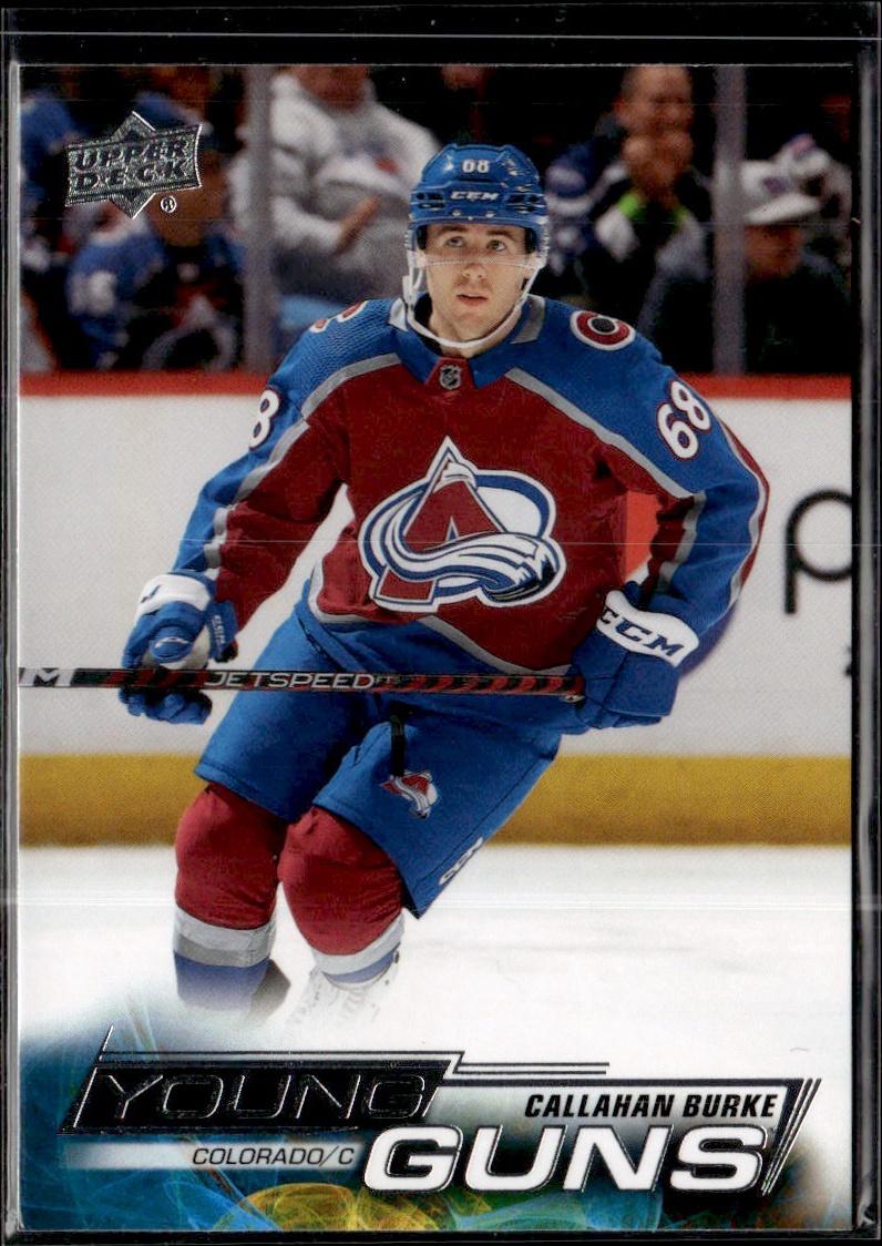 2022-23 Upper Deck Extended Series Hockey Base Young Guns #721 Colorado Avalanche (Callahan Burke)