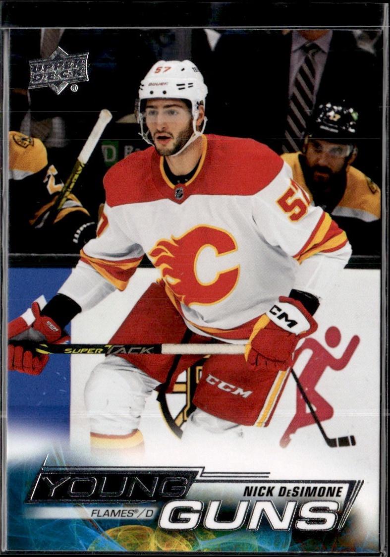 2022-23 Upper Deck Extended Series Hockey Base Young Guns #701 Calgary Flames (Nick DeSimone)