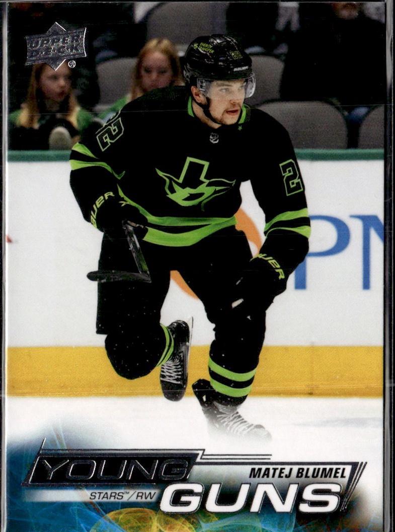 2022-23 Upper Deck Extended Series Hockey Base Young Guns #704 Dallas Stars (Matej Blumel)