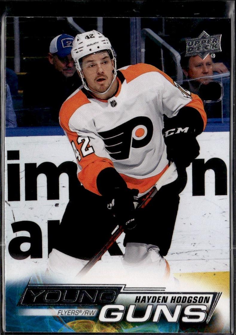 2022-23 Upper Deck Series 1 Hockey Base Young Guns #207 Philadelphia Flyers (Hayden Hodgson)