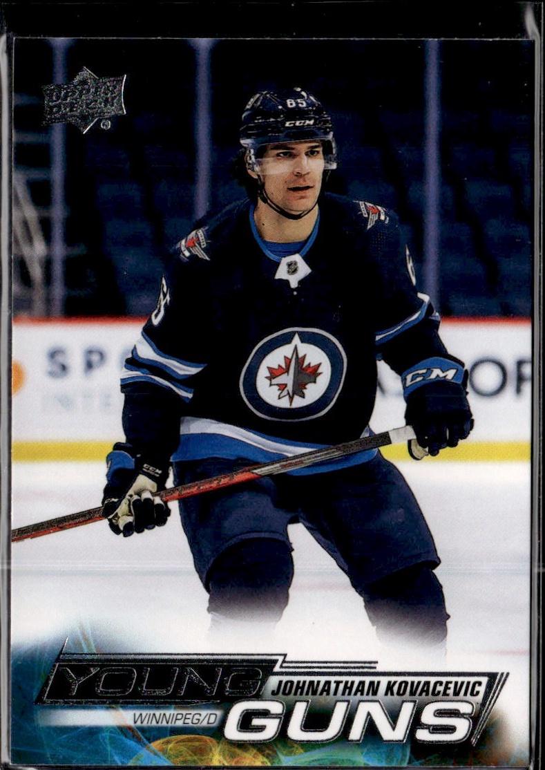 2022-23 Upper Deck Series 1 Hockey Base Young Guns #223 Winnipeg Jets (Johnny Kovacevic)