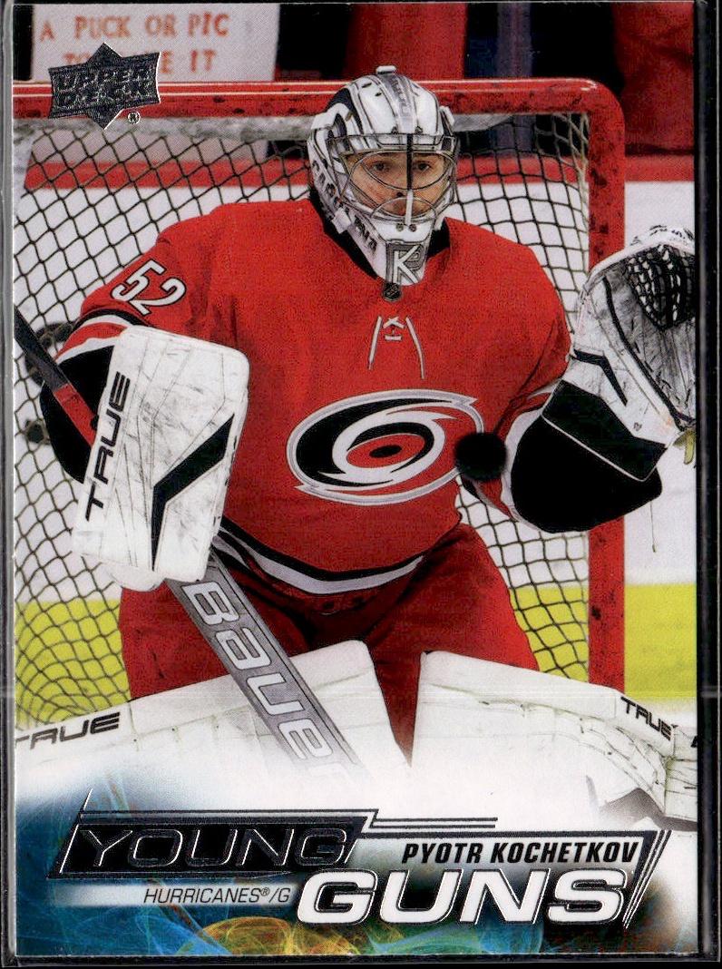 2022-23 Upper Deck Series 1 Hockey Base Young Guns #224 Carolina Hurricanes (Pyotr Kochetkov)