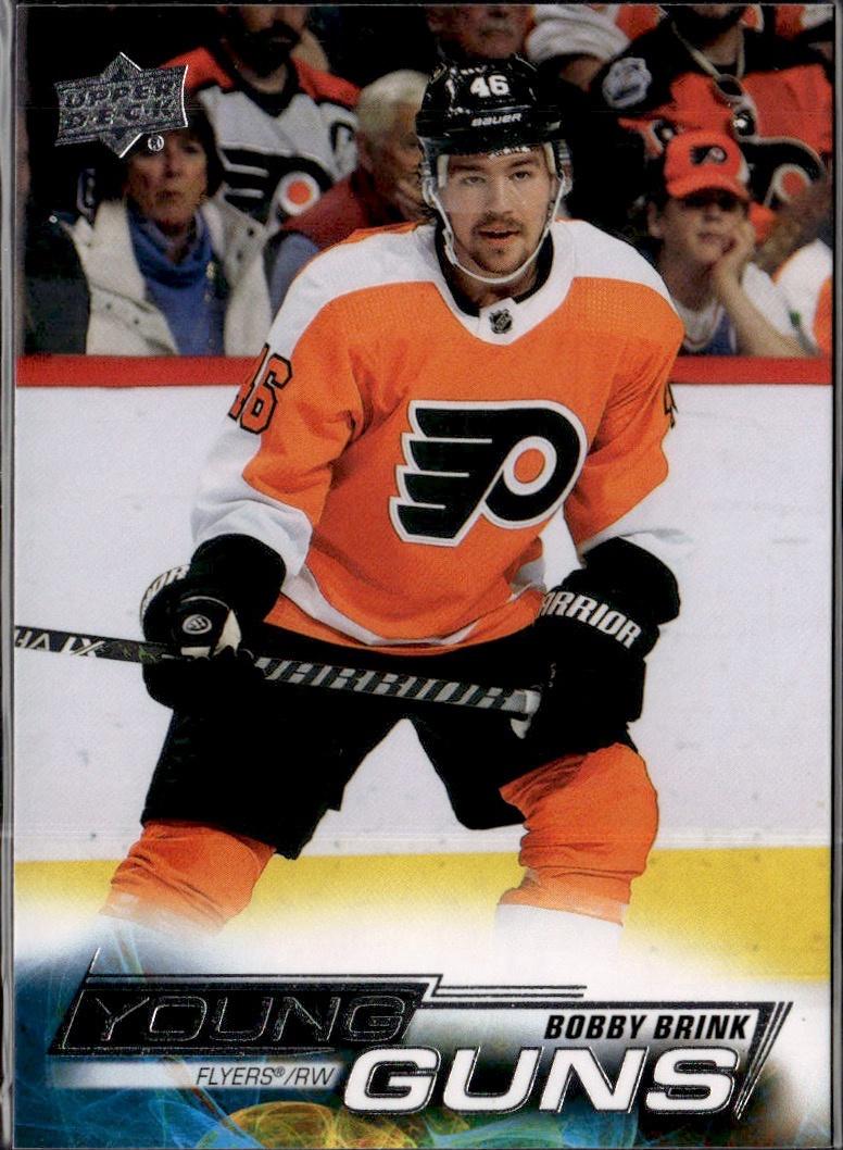 2022-23 Upper Deck Series 1 Hockey Base Young Guns #227 Philadelphia Flyers (Bobby Brink)