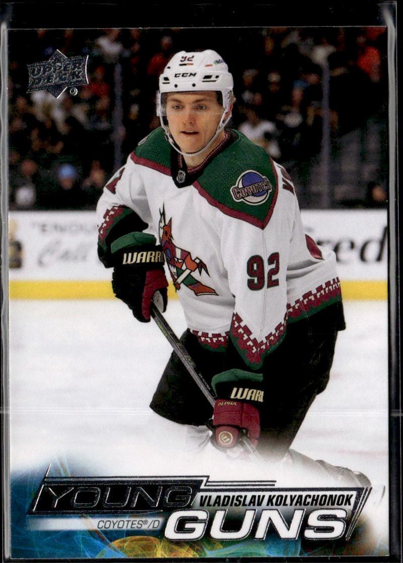 2022-23 Upper Deck Series 1 Hockey Base Young Guns #239 Arizona Coyotes (Vladislav Kolyachonok)