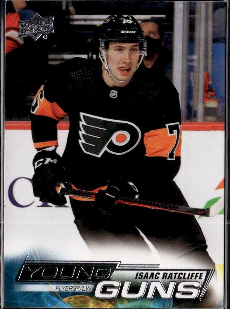 2022-23 Upper Deck Series 1 Hockey Base Young Guns #240 Philadelphia Flyers (Isaac Ratcliffe)