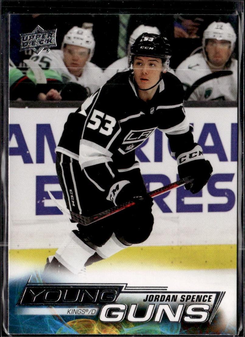 2022-23 Upper Deck Series 1 Hockey Base Young Guns #238 Los Angeles Kings (Jordan Spence)