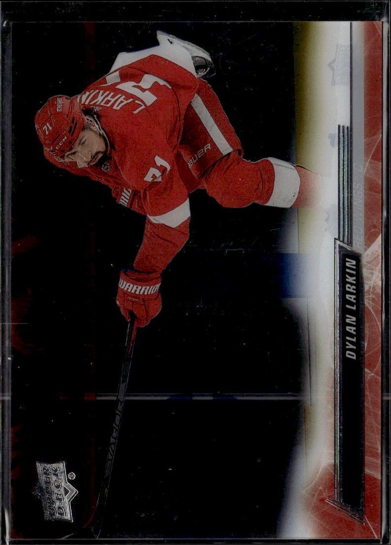 2022-23 Upper Deck Extended Series Hockey Base Clear Cut #64 Detroit Red Wings (Dylan Larkin)