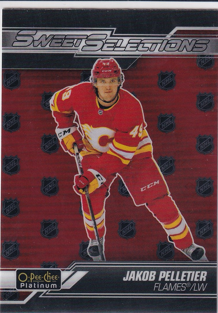 2023-24 O-Pee-Chee Platinum Hockey Base Sweet Selections #SS-2 Calgary Flames (Jakob Pelletier)