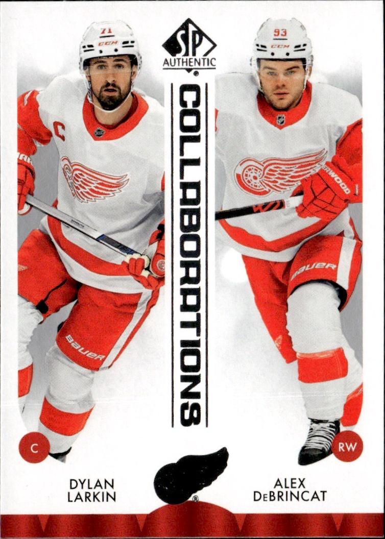 2023-24 SP Authentic Hockey Collaborations #C-8 Detroit Red Wings (Dylan Larkin / Alex DeBrincat )