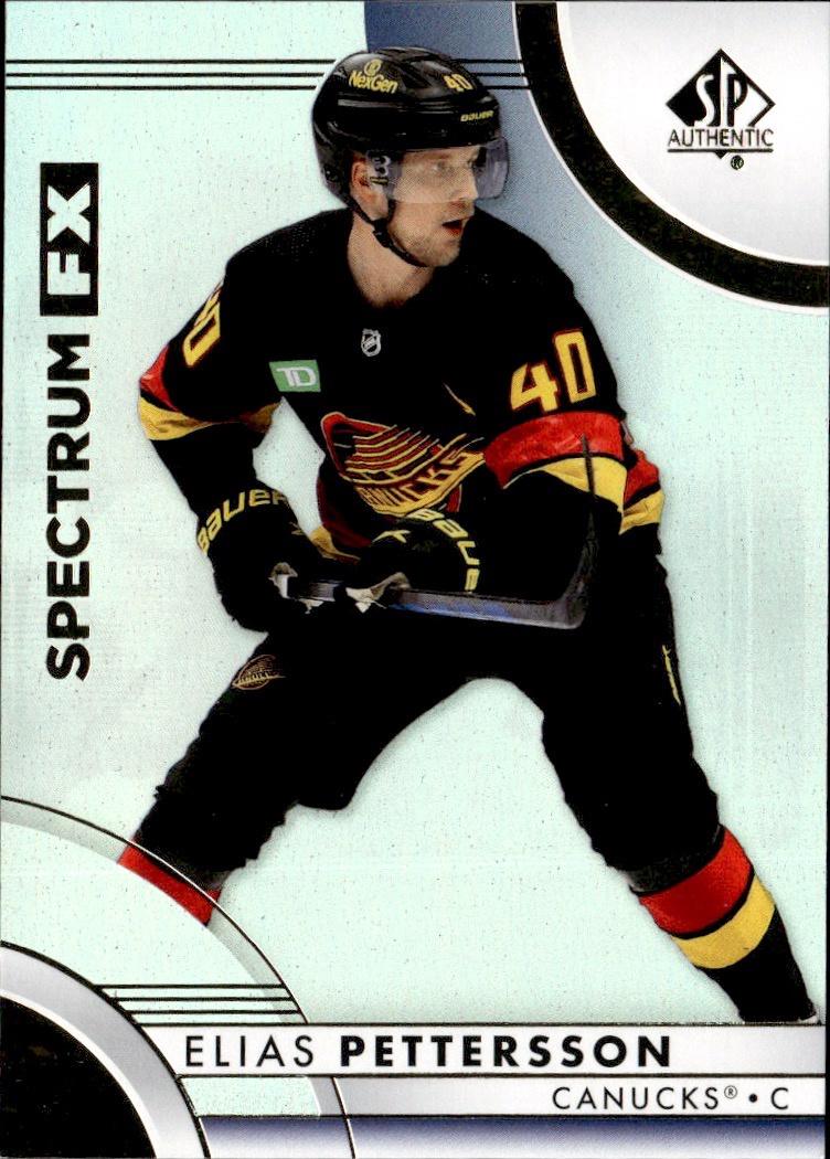 2023-24 SP Authentic Hockey Spectrum FX #S-7 Vancouver Canucks (Elias Pettersson)