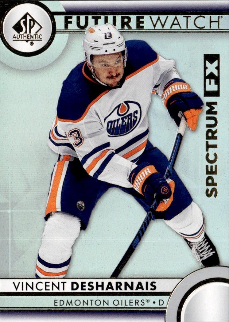 2023-24 SP Authentic Hockey Spectrum FX #S-42 Edmonton Oilers (Vincent Desharnais)