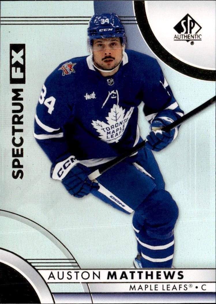 2023-24 SP Authentic Hockey Spectrum FX #S-9 – Auston Matthews (Toronto Maple Leafs)