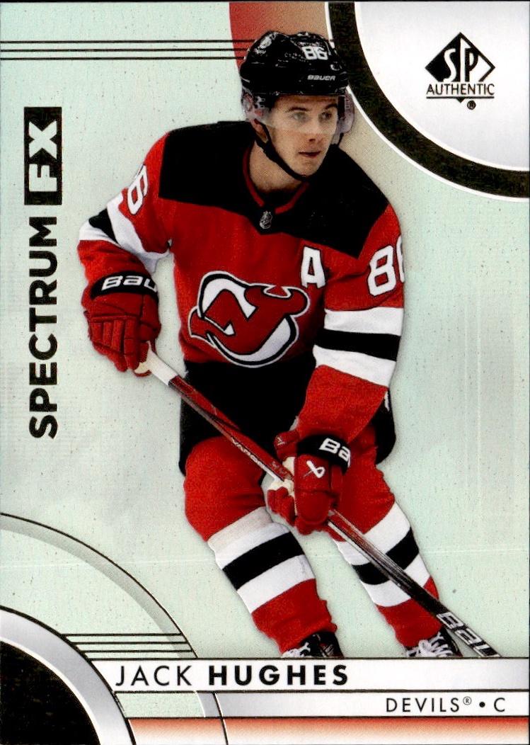 2023-24 SP Authentic Hockey Spectrum FX #S-8 – Jack Hughes (New Jersey Devils)