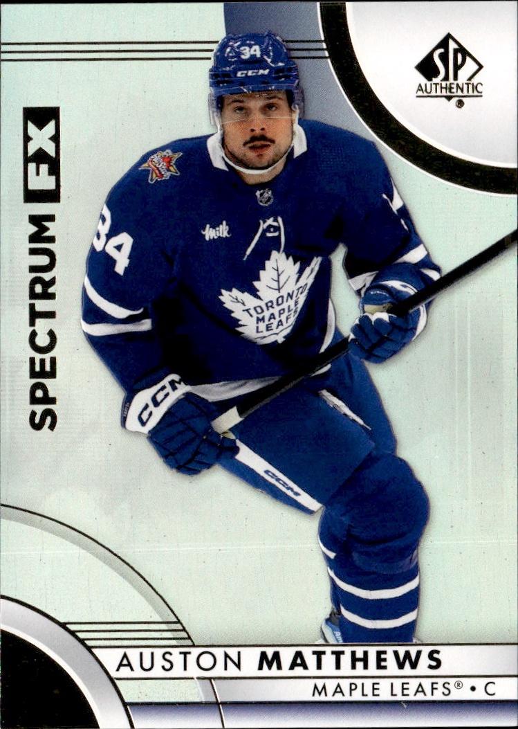2023-24 SP Authentic Hockey Spectrum FX #S-9 – Auston Matthews (Toronto Maple Leafs)