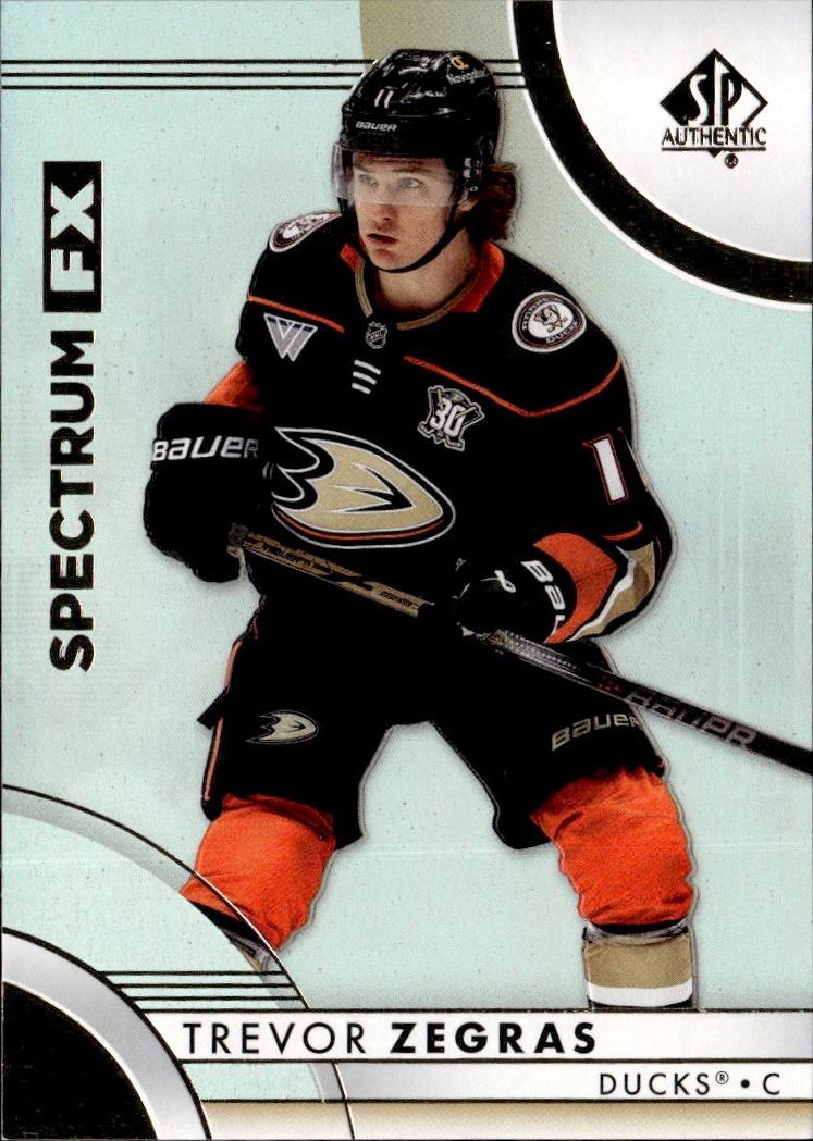 2023-24 SP Authentic Hockey Spectrum FX #S-38 – Trevor Zegras (Anaheim Ducks)