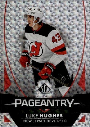 2023-24 SP Authentic Hockey Pageantry #P-68 New Jersey Devils (Luke Hughes)
