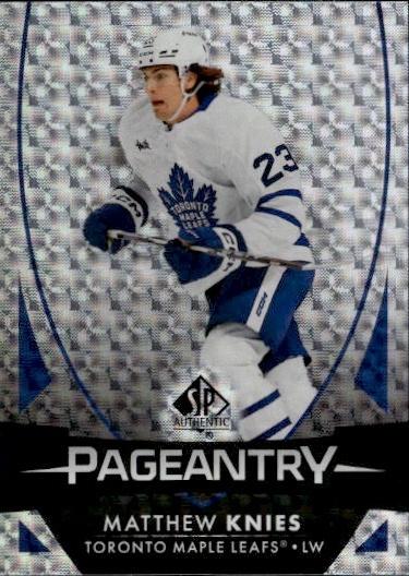 2023-24 SP Authentic Hockey Pageantry #P-64 Toronto Maple Leafs (Matthew Knies)